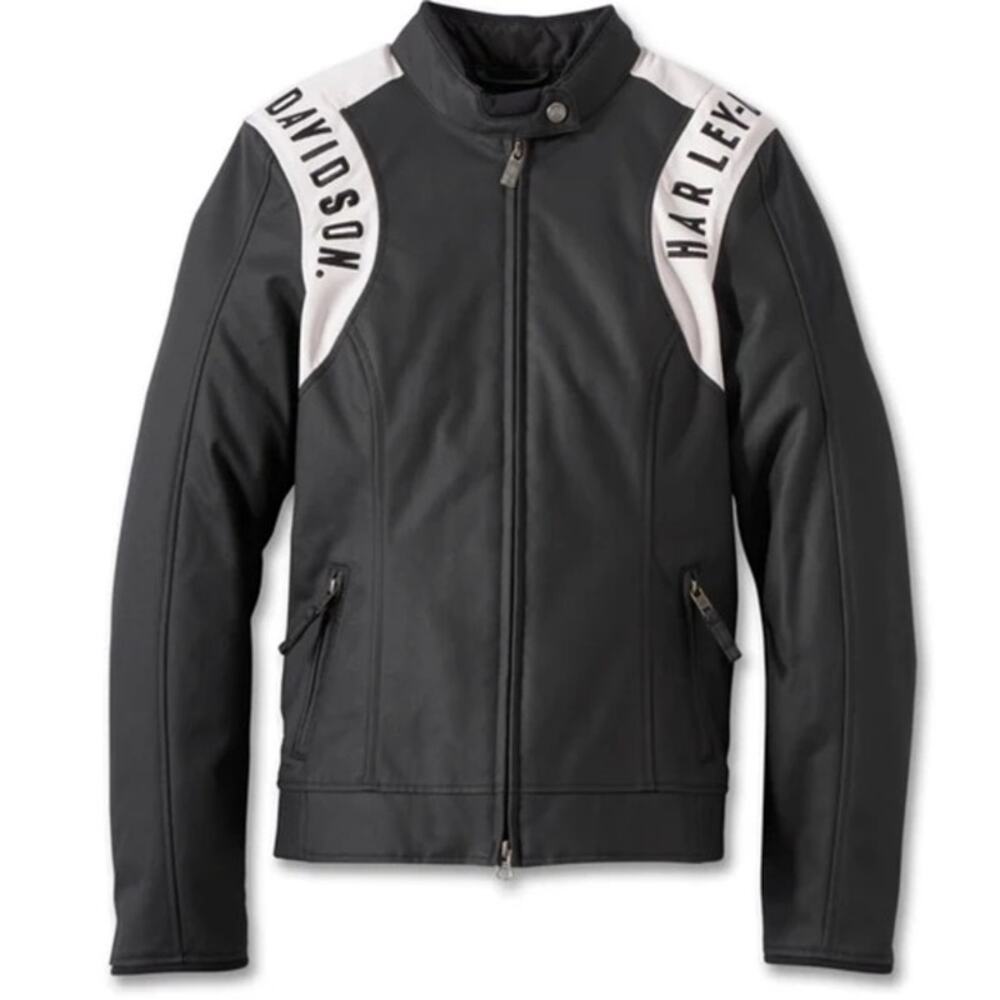 Harley-Davidson 120th Anniversary Women’s Black Moto Jacket Size Large